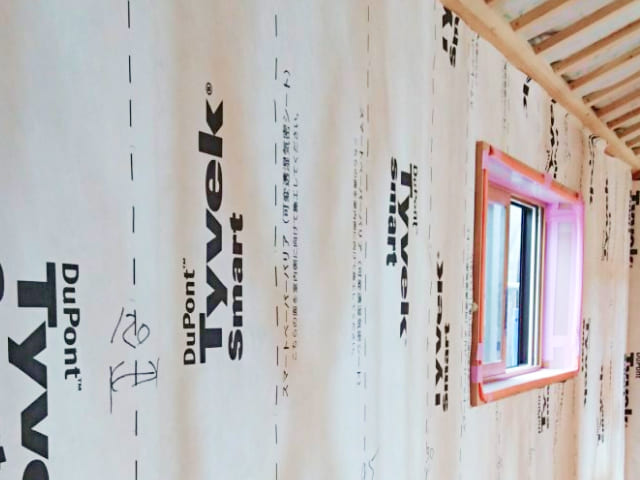 高断熱・高気密住宅の施工イメージ